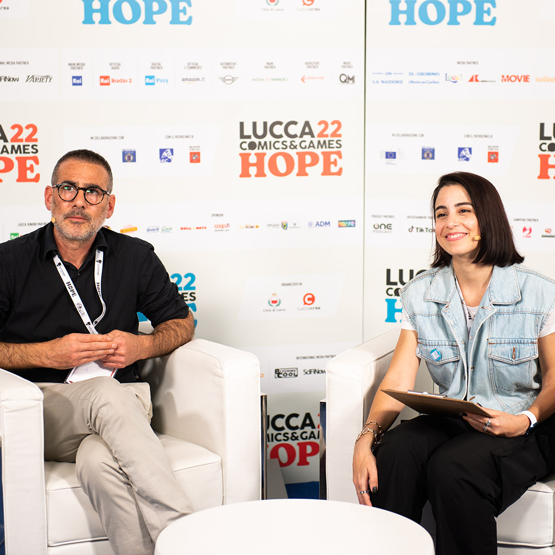 Intervista a un ospite presso l'evento di Lucca Comics & Games 2022